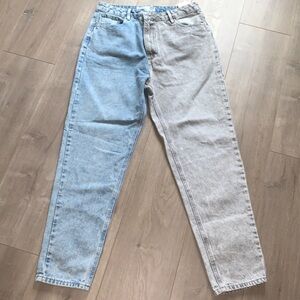 Two-toned jeans in like-new condition